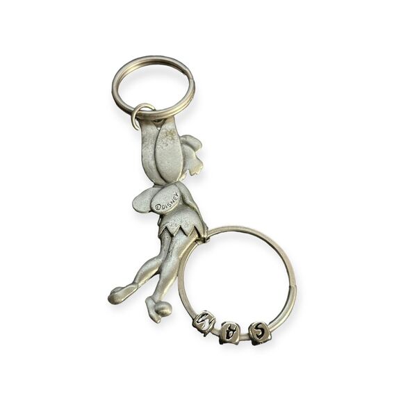 Disney Tinkerbell Pewter Keychain Namesake for SAM - Picture 2 of 2